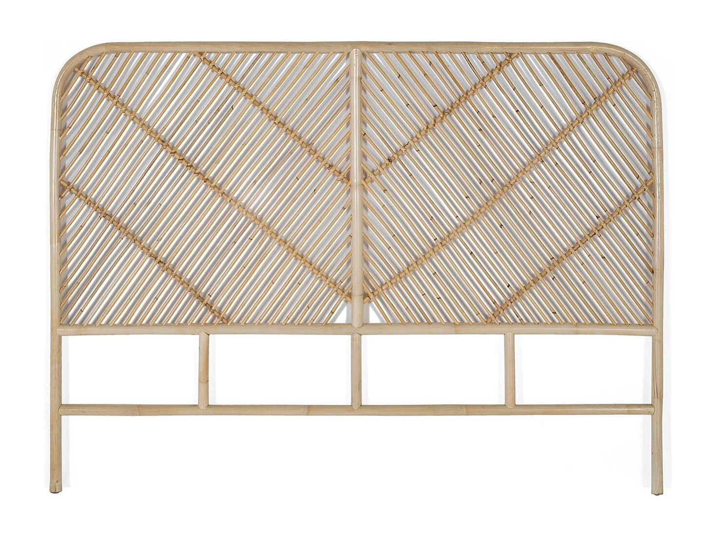 Tête de lit rotin 165 cm élégance naturelle