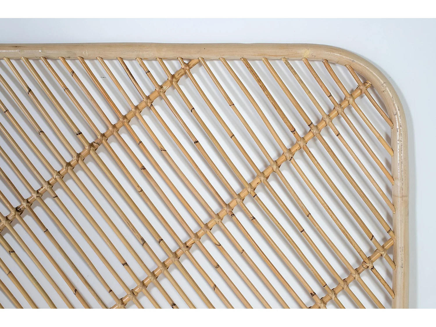 Kopfteil aus Naturrattan, 165 cm, mediterraner Stil – 120 x 165 x 4