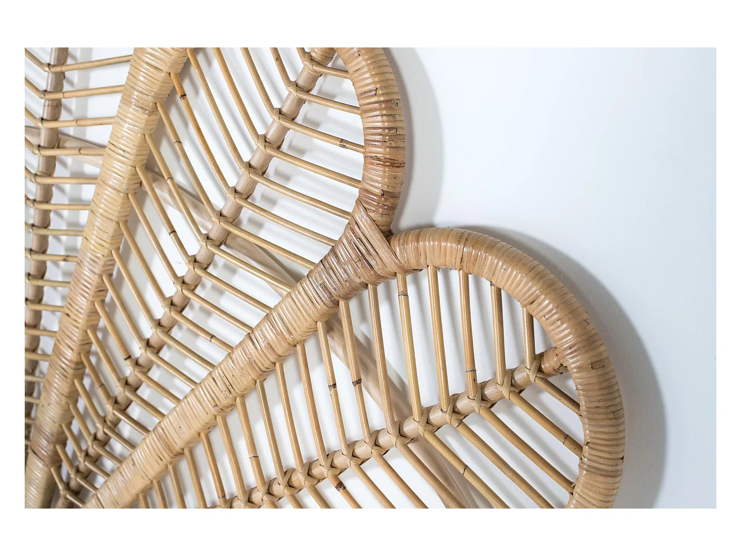 Ręcznie wykonany zagłówek z naturalnego rattanu 180 cm