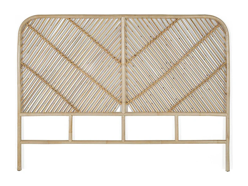 Rattan-Kopfteil 150 cm im Bio-Stil