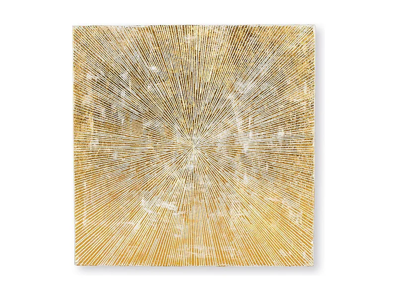 Zagłówek z płyty MDF w kolorze wyrafinowanego złota 90x90 cm