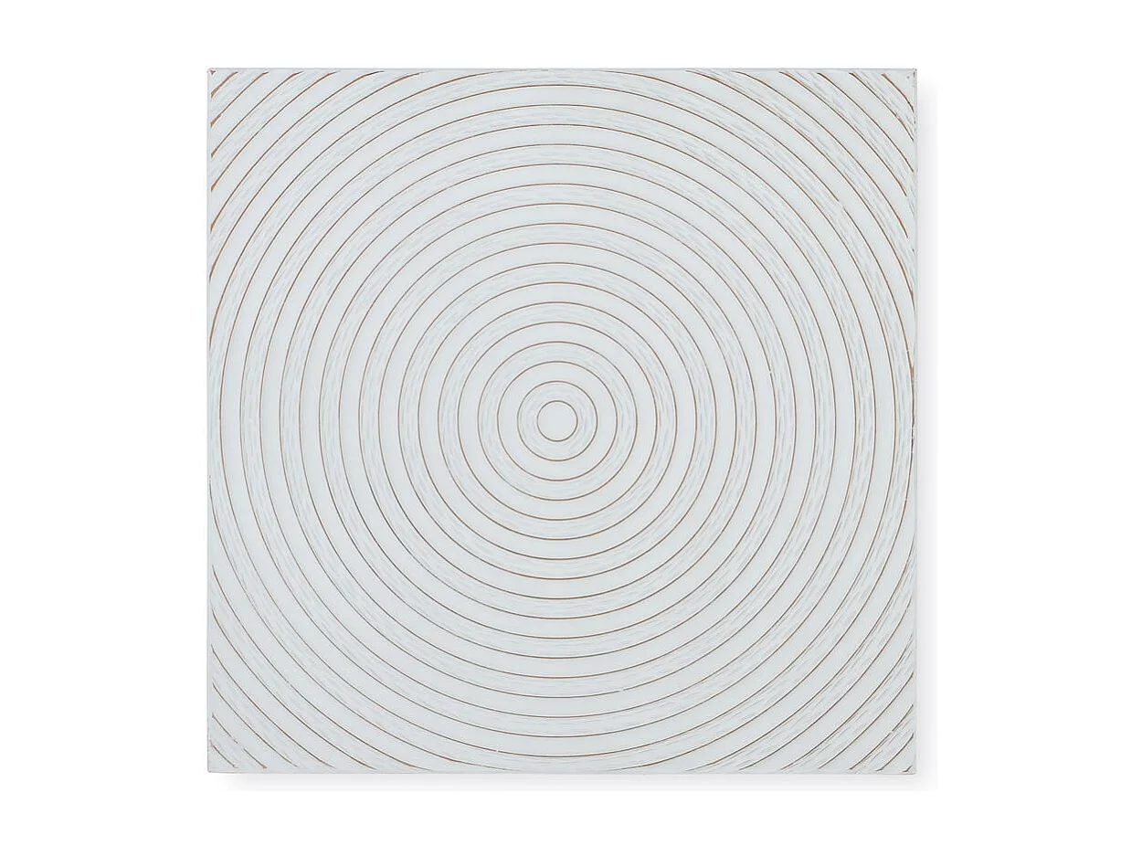 Handgefertigtes Kopfteil aus weißem MDF