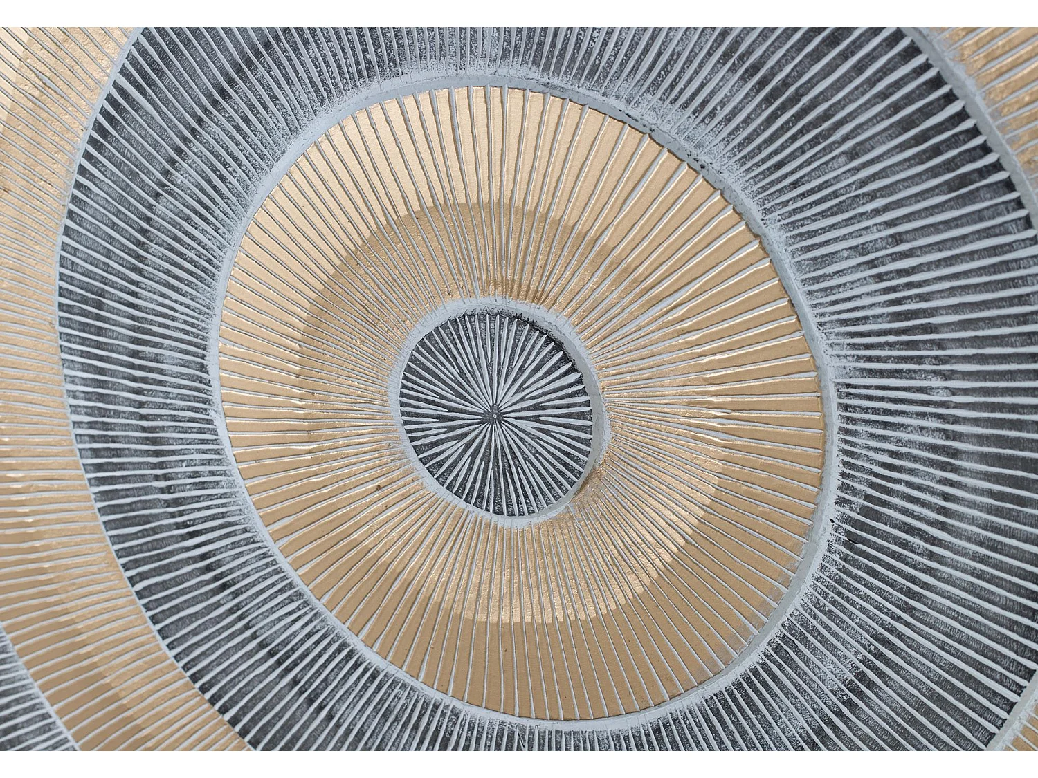 Tête de lit en mdf doré et marron