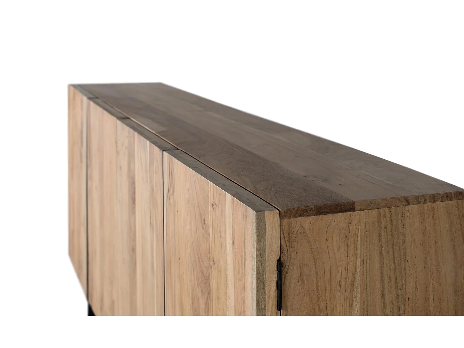 Buffet rustique acacia et métal elegance naturelle