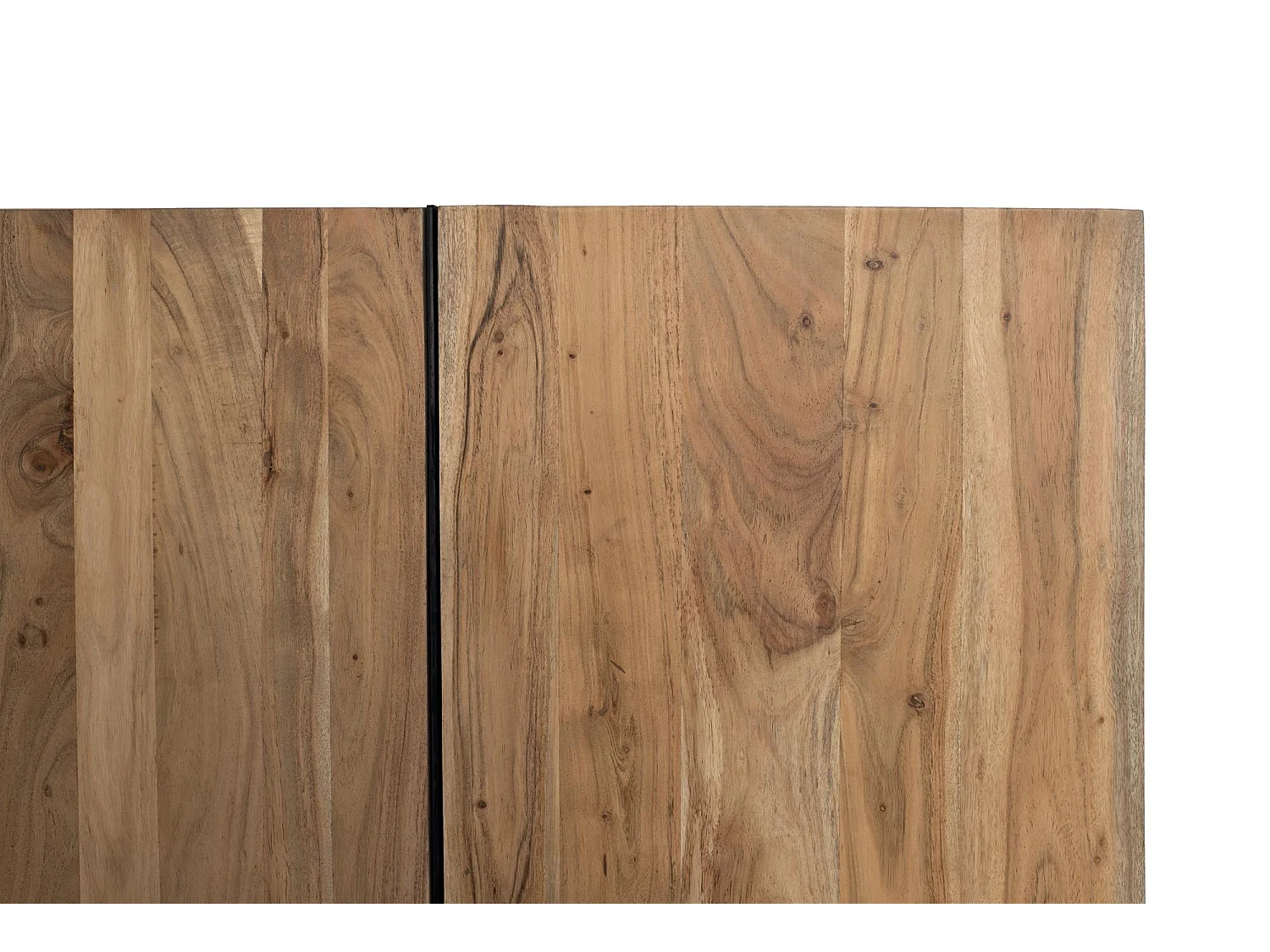 Buffet rustique acacia et métal elegance naturelle