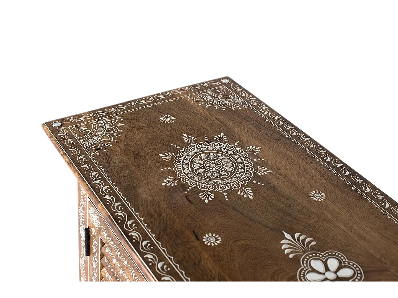 Credenza con 4 ante in legno di alta qualità e dipinta a mano