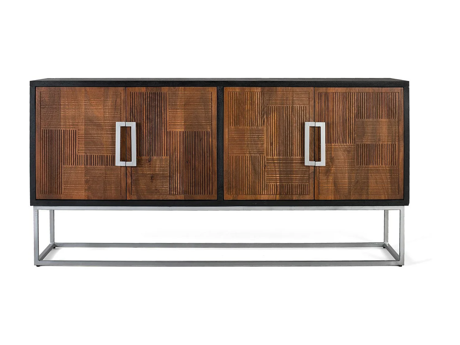 Buffet en manguier et métal