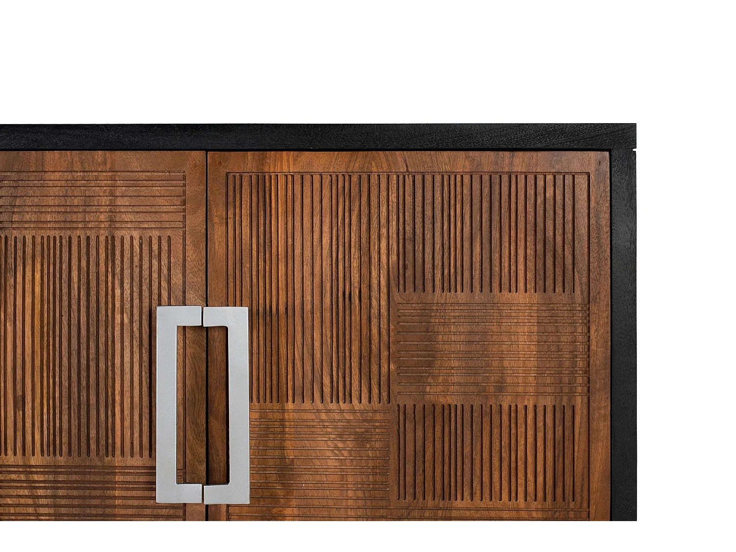 Buffet en manguier et métal