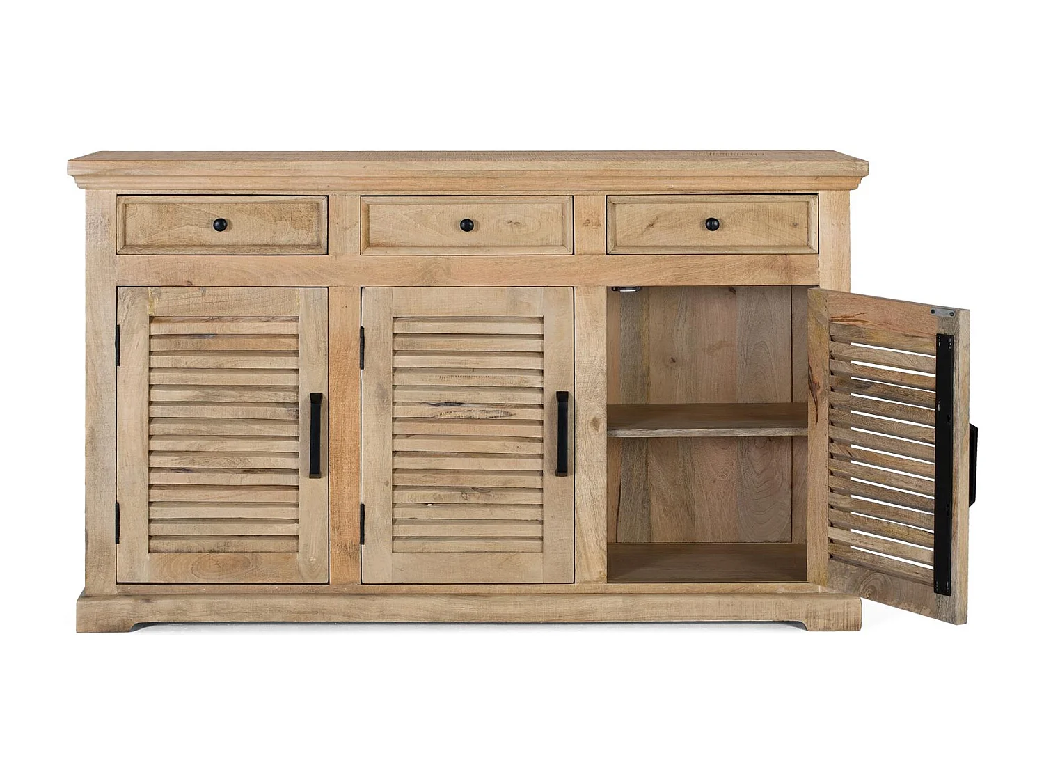 Buffet robuste manguier massif beauté authentique