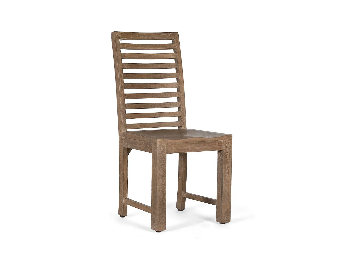 Lot de 2 chaises fabriquées artisanalement en bois de manguier