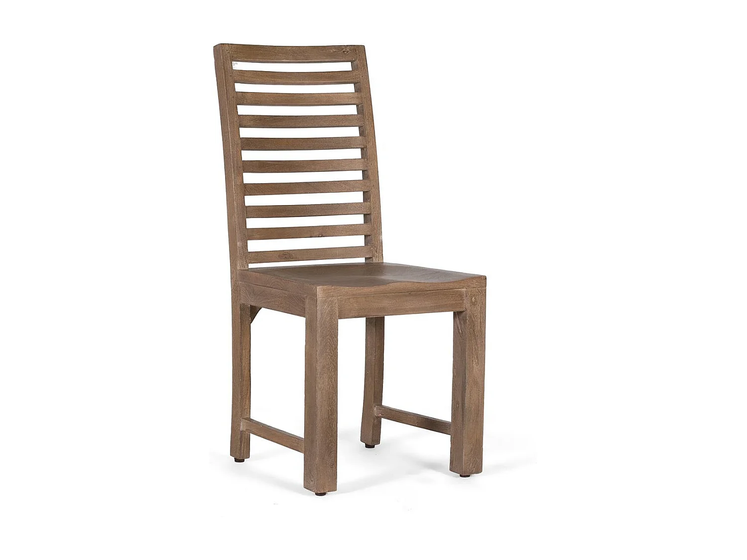 Lot de 2 chaises fabriquées artisanalement en bois de manguier