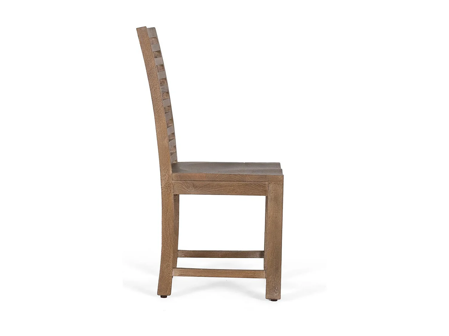 Lot de 2 chaises fabriquées artisanalement en bois de manguier