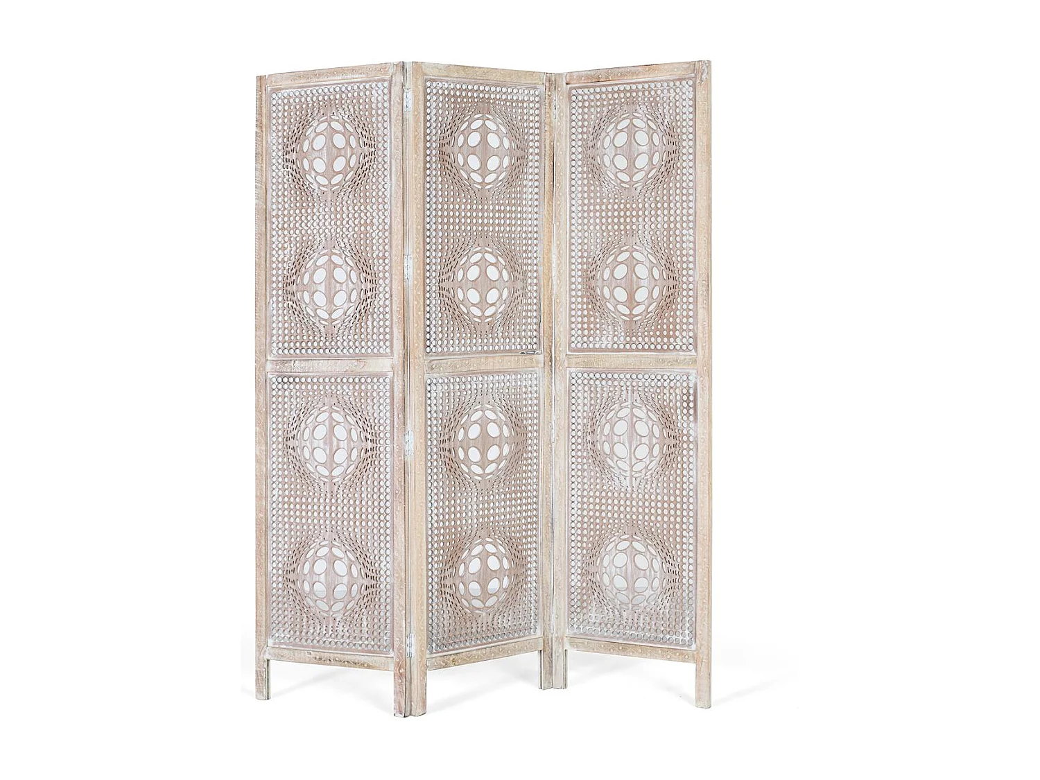 Tela de 3 painéis feita à mão em MDF 180x150x3