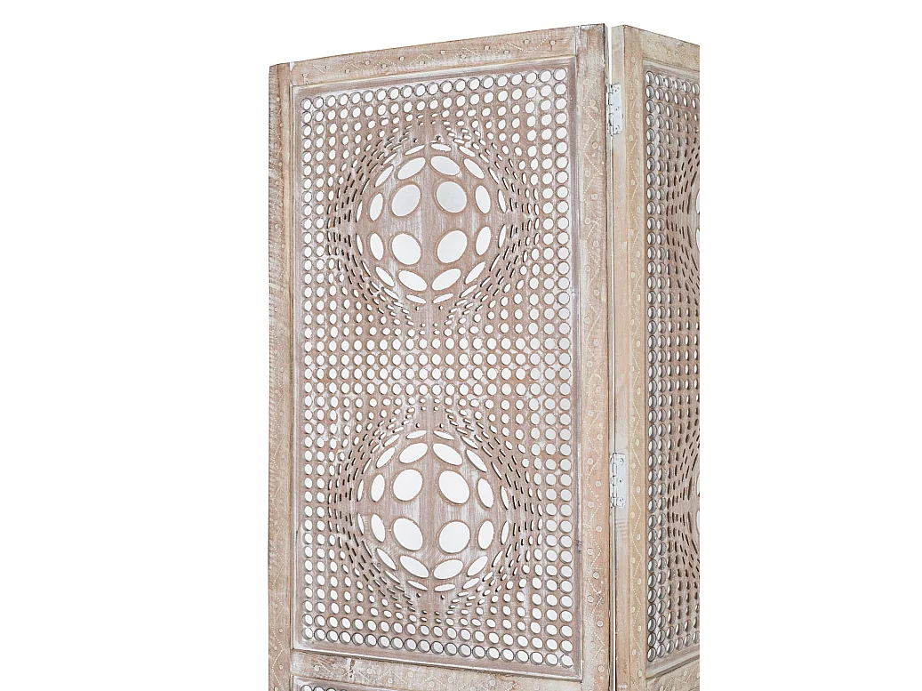 Tela de 3 painéis feita à mão em MDF 180x150x3