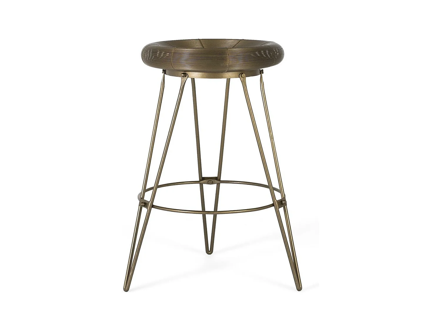 Tabouret de bar haut en métal 76 cm de haut