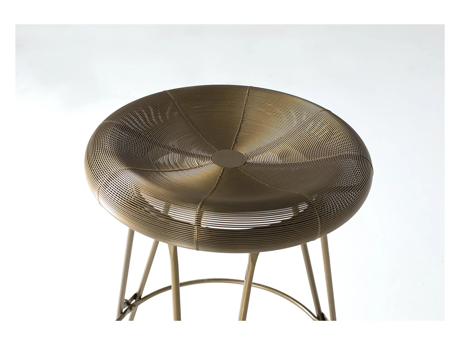 Tabouret de bar haut en métal 76 cm de haut