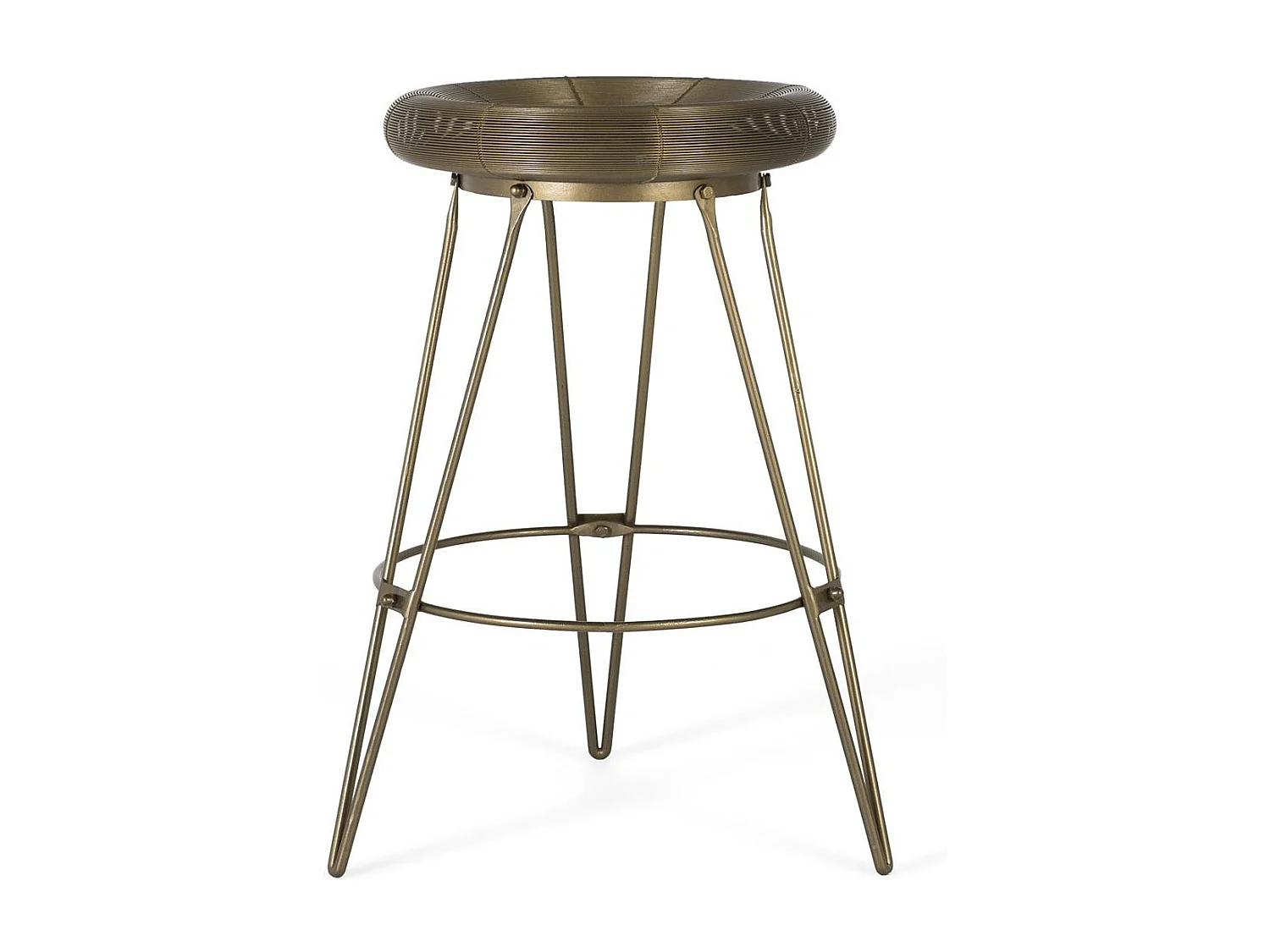 Tabouret de bar haut en métal 76 cm de haut