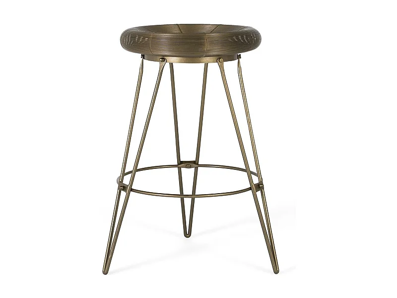 Tabouret de bar haut en métal 76 cm de haut
