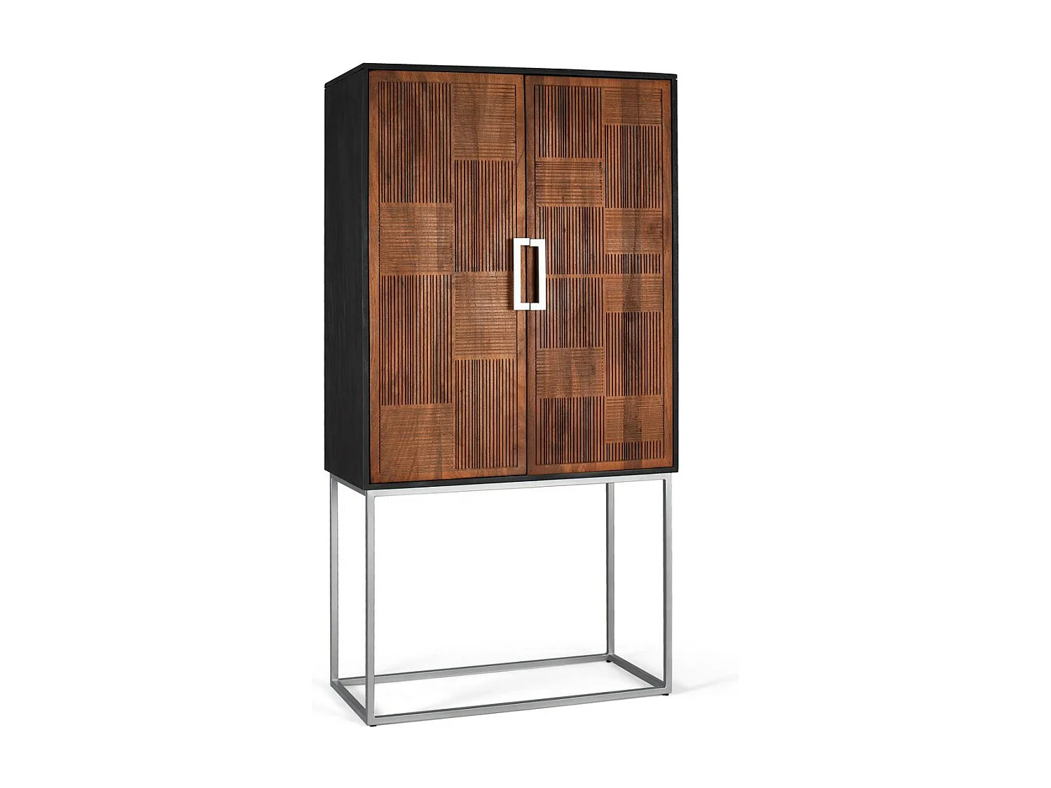 Bar manguier et métal élégance moderne