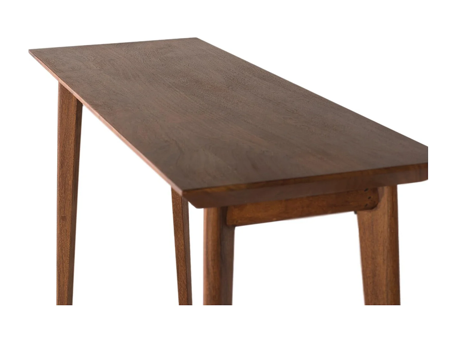 Console fabriquée artisanalement en bois de manguier