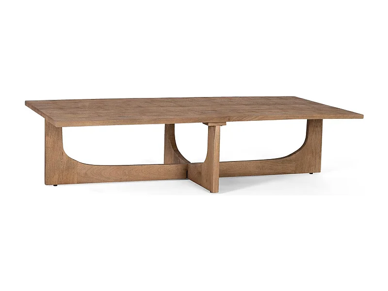 Tafel basse bois de manguier naturelle