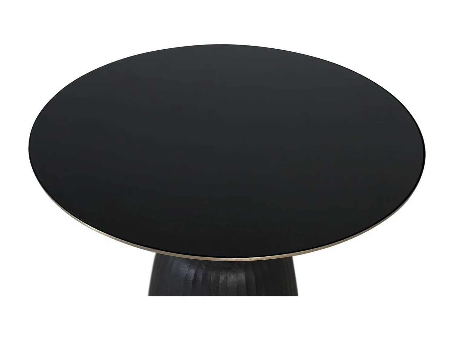 Table basse plateau verre trempé structure aluminium