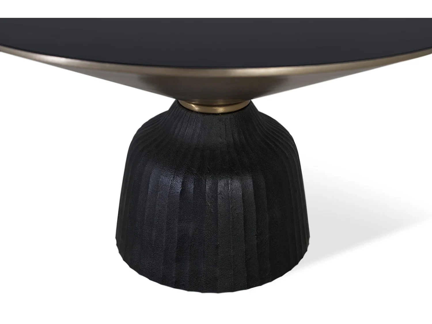 Tables basses en aluminium 76 cm, style classique moderne - 44 x 76 x 76 cm