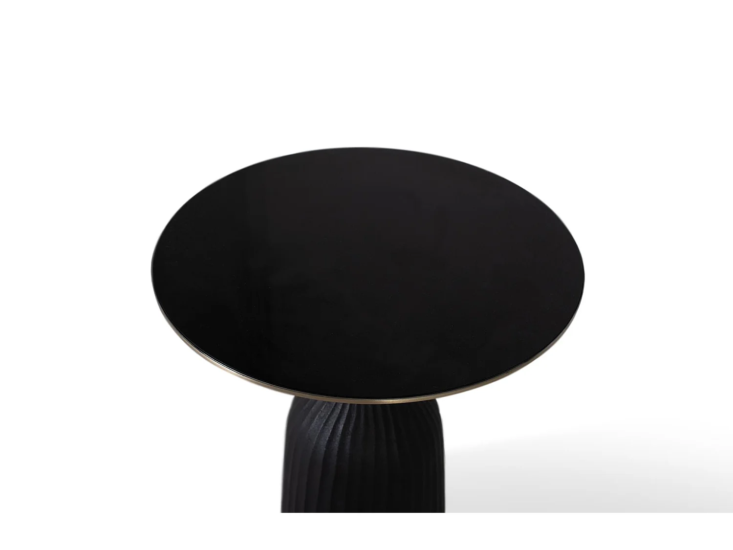 Mesa base plateau verre trempé estrutura métal estilo moderno