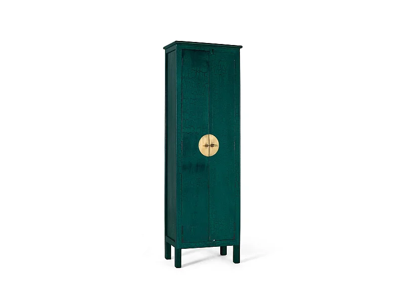 Armoire en bois de manguier 60 cm, style oriental - 180 x 60 x 35