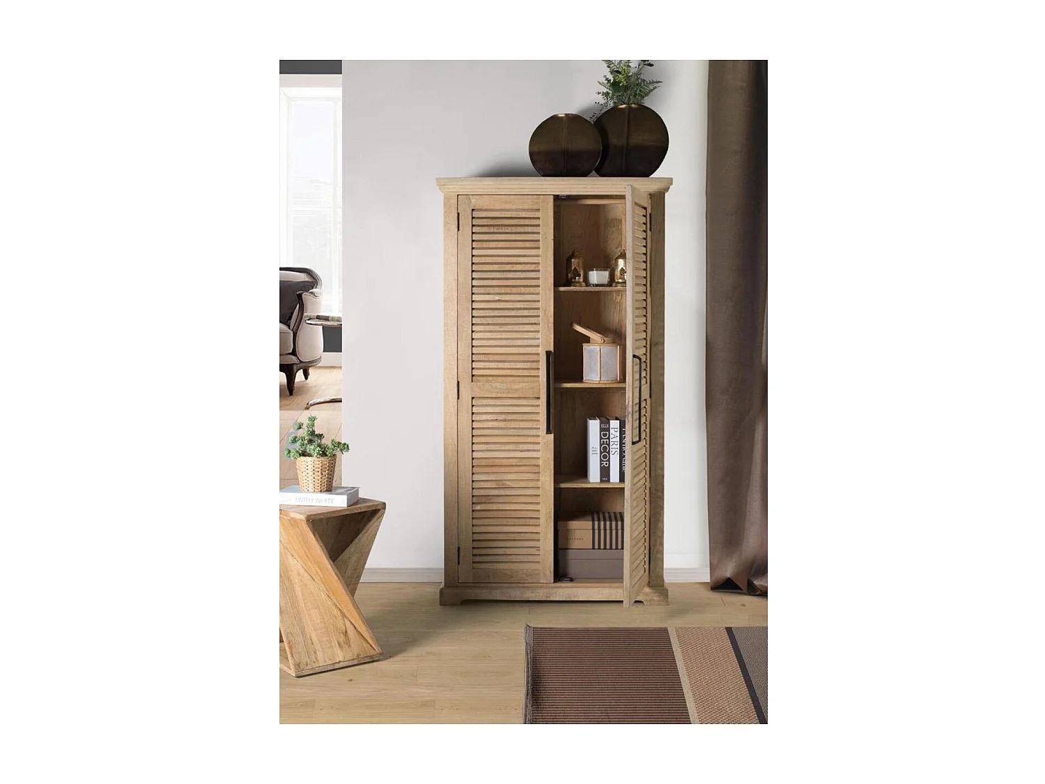 Masyw Armoire en Manguier o wysokości 180 cm