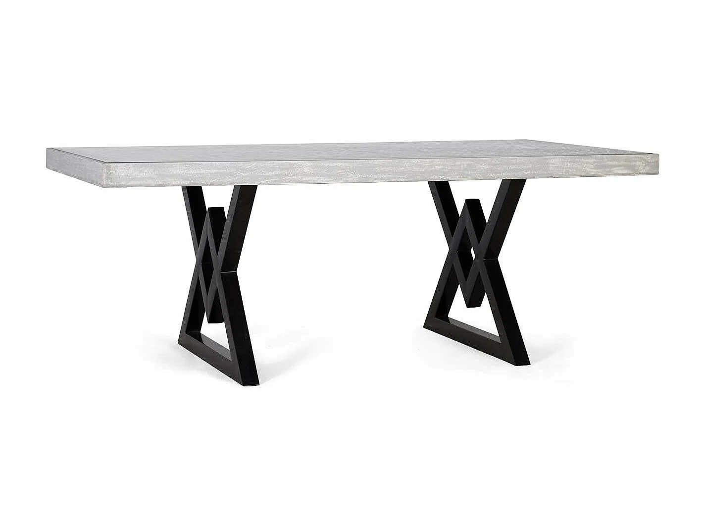 Table à manger rectangulaire en bois de manguier 200 cm