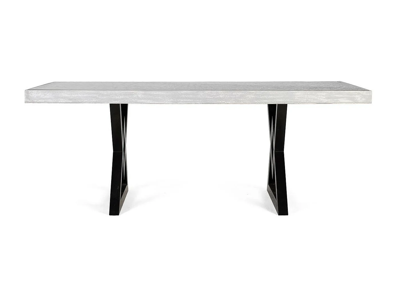 Table à manger rectangulaire en bois de manguier 200 cm