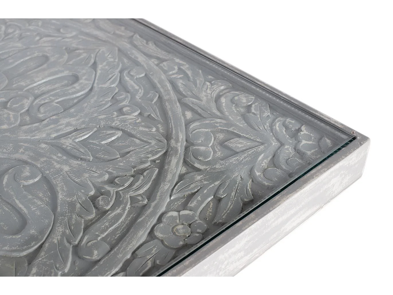 Table à manger rectangulaire en bois de manguier 200 cm