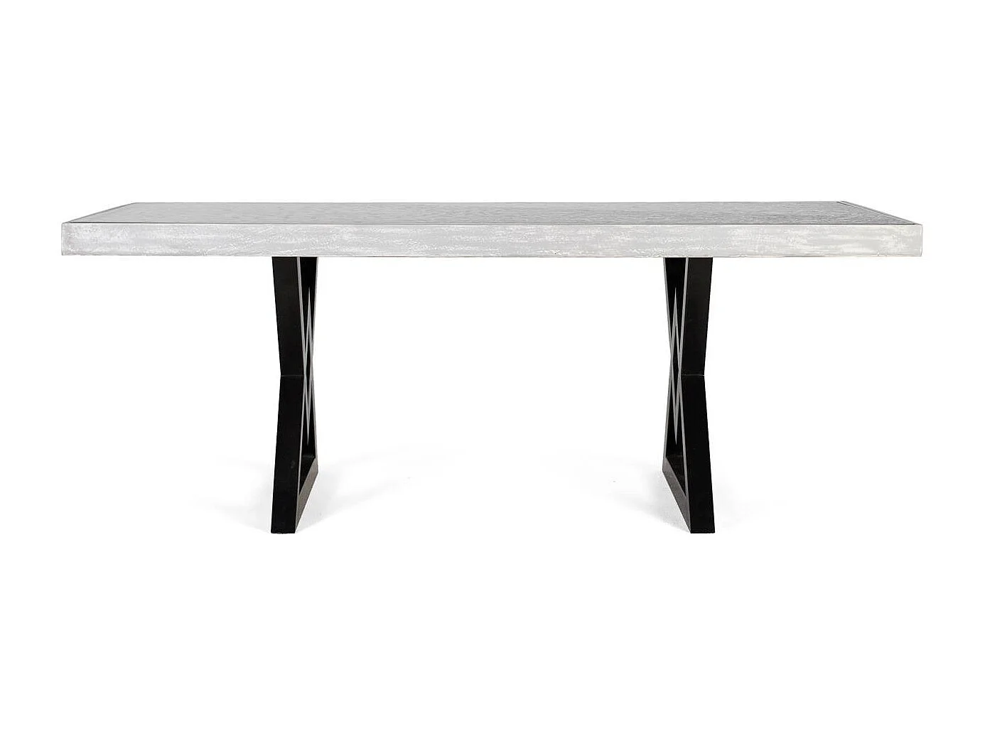 Table à manger rectangulaire en bois de manguier 200 cm