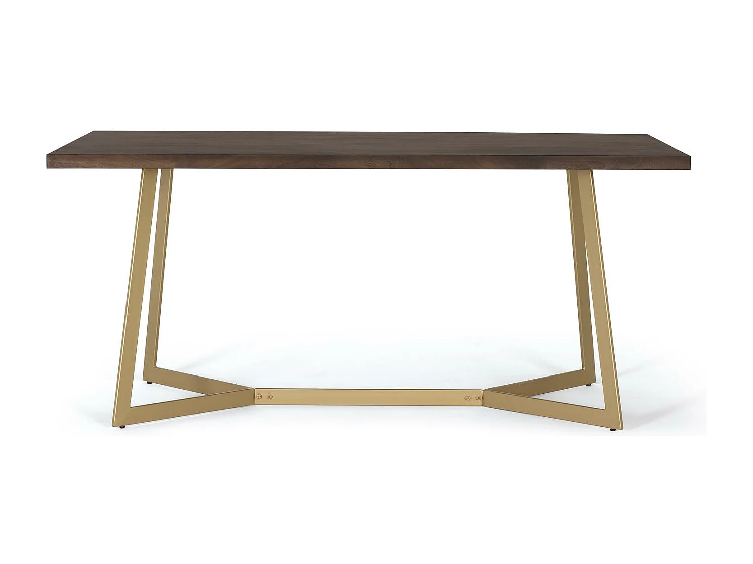 Esstisch aus Mangoholz und Metallgestell, 200 cm