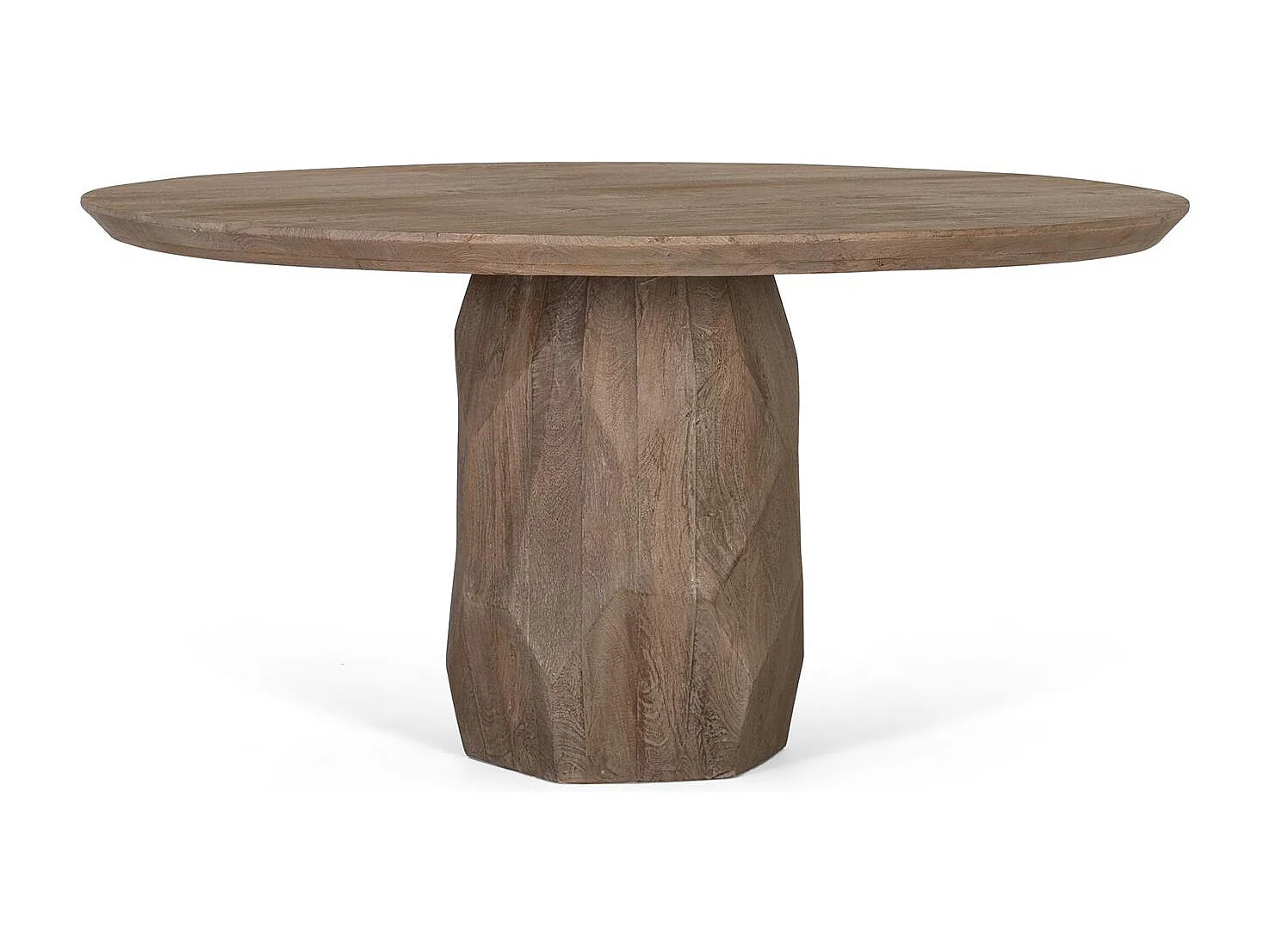 Table à manger fabriquée artisanalement en bois massif 150 cm