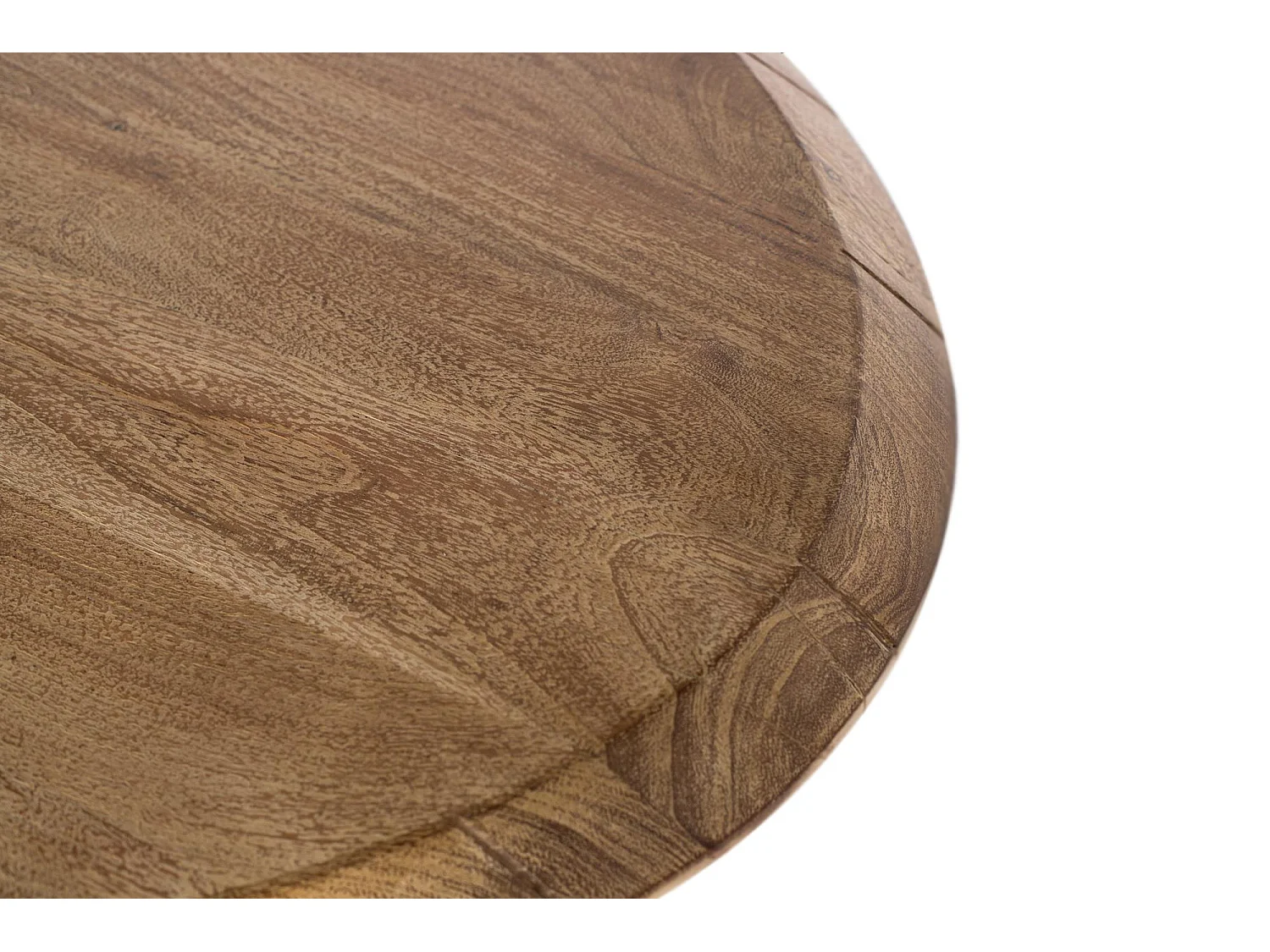 Table à manger bois d'acacia naturel et fer noir 200cm