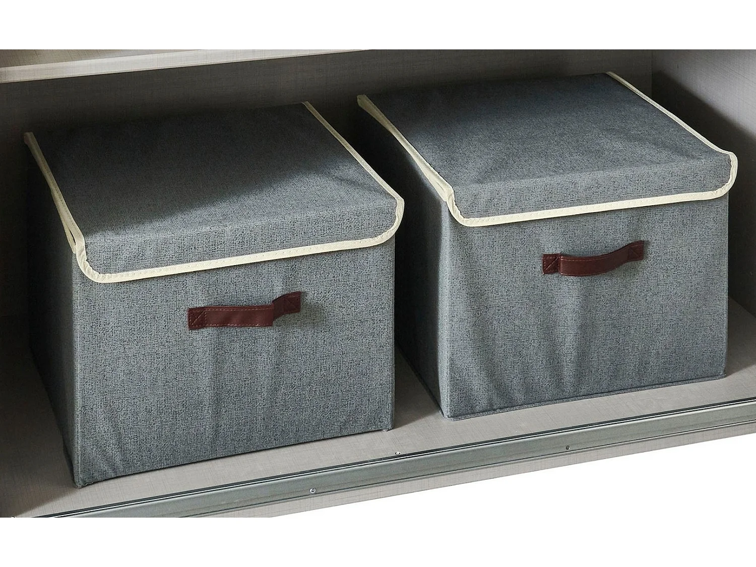 SCHWEBETÜRENSCHRANK Norderstedt Graphit / Glasgrau 225 / 64 / 210cm