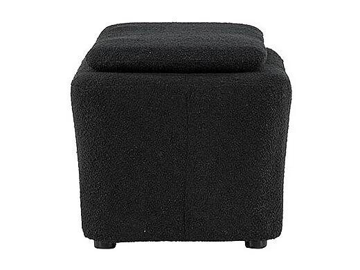 Laurel Pouf schwarz.