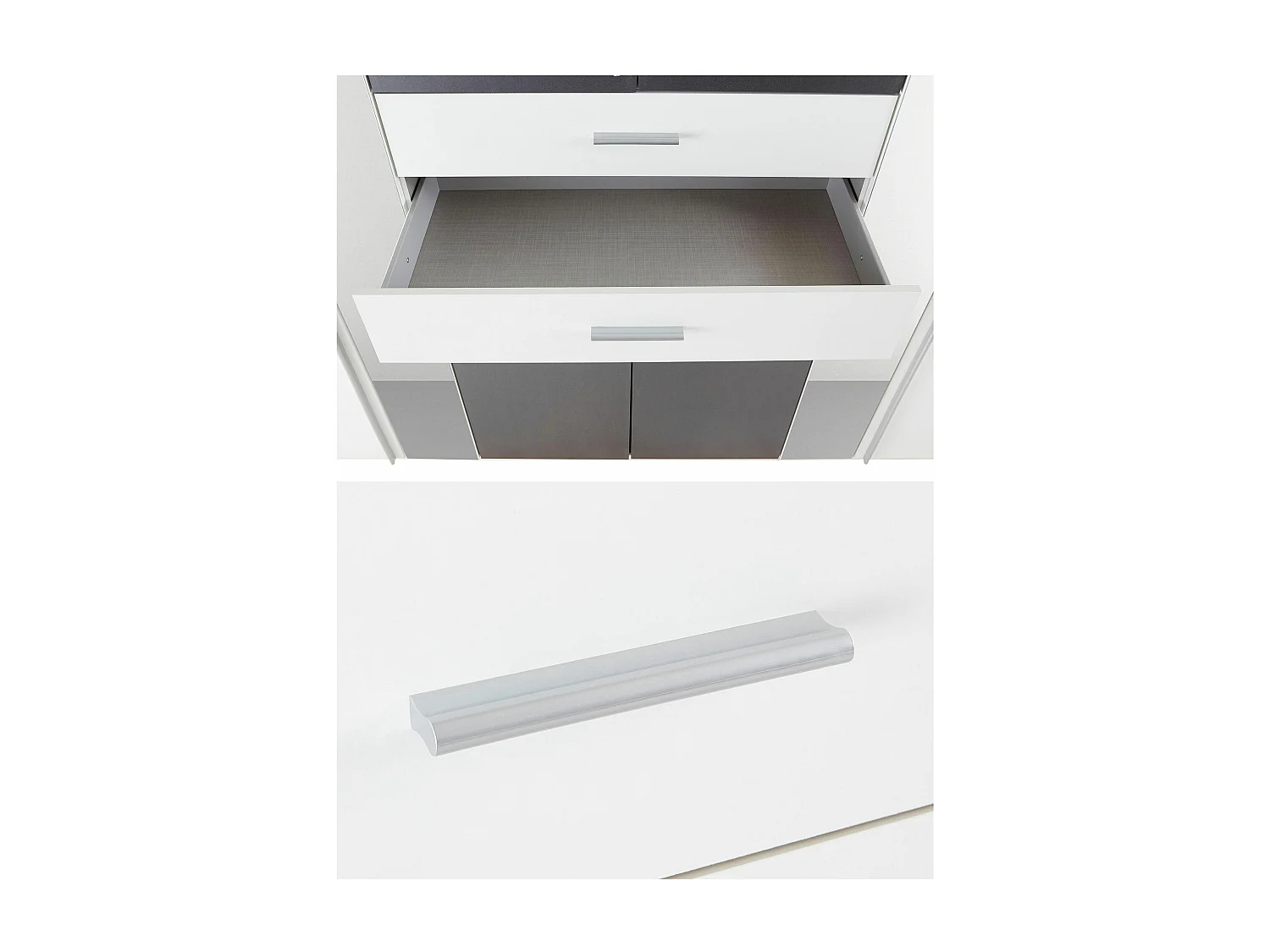 KLEIDERSCHRANK Vanea weiß 270 / 58 / 208cm