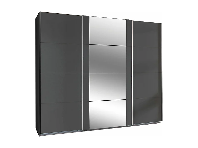 SCHWEBETÜRENSCHRANK graphit 270 / 64 / 210cm