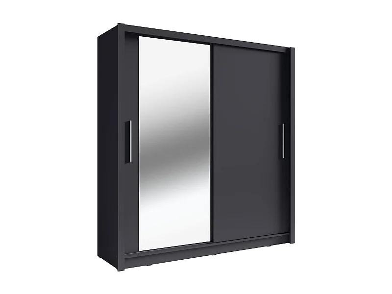 SCHIEBETÜRENSCHRANK Baku graphit 155 / 62 / 214,4cm