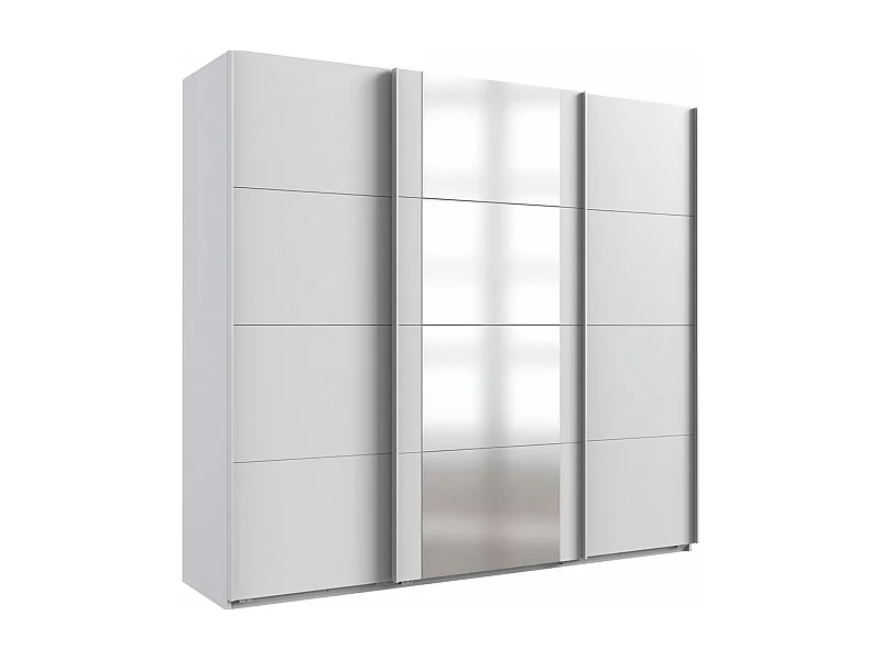 SCHWEBETÜRENSCHRANK Barmbek Weiß 225 / 64 / 208cm