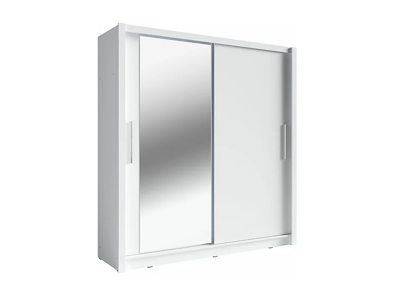 SCHIEBETÜRENSCHRANK Baku weiß 205 / 62 / 214,4cm