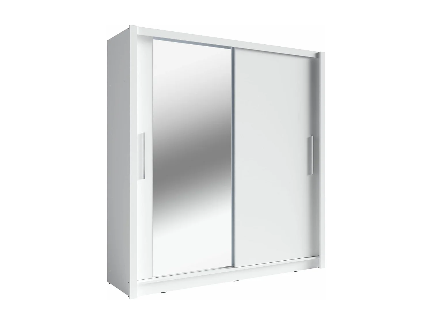 SCHIEBETÜRENSCHRANK Baku weiß 205 / 62 / 214,4cm