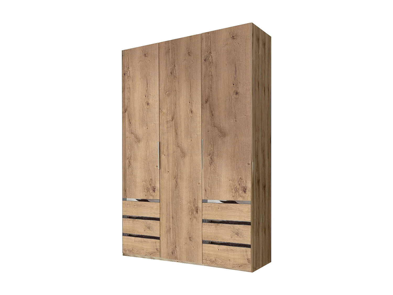 KLEIDERSCHRANK Level Plankeneiche 150 / 58 / 236cm