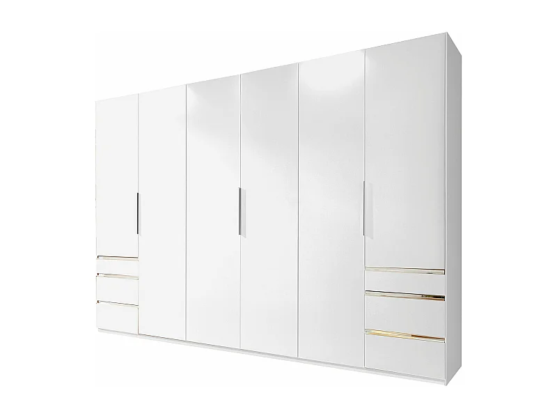 KLEIDERSCHRANK Level weiß 300 / 58 / 216cm