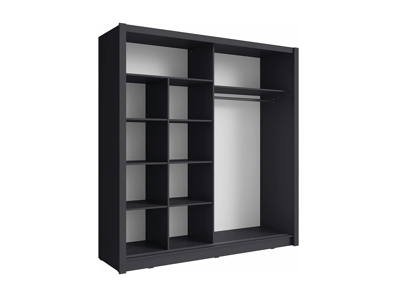 SCHIEBETÜRENSCHRANK Baku graphit 205 / 62 / 214,4cm