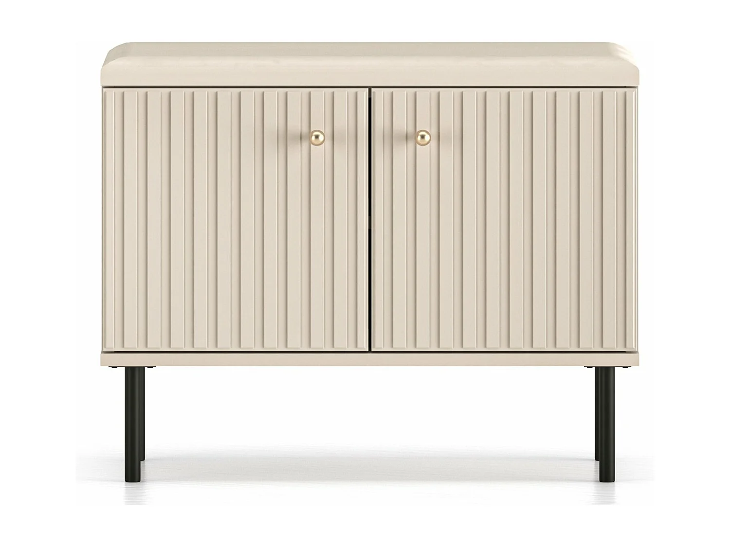 Scarpiera con doghe 68 cm - beige - CALETTO