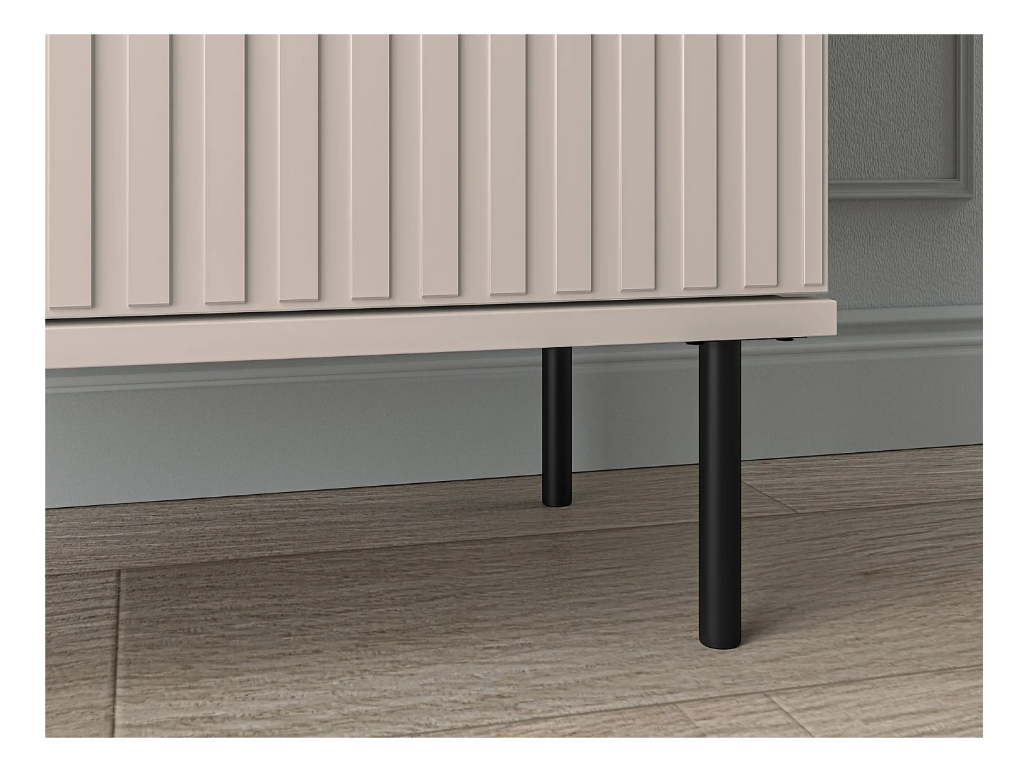 Meuble à chaussures avec tiroir 55 cm - beige - CALETTO